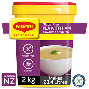 MAGGI Gluten Free Pea with Ham Flavoured Soup Mix 2kg