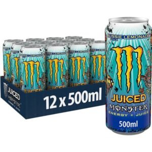 Monster Energy Drink Aussie Lemonade 12 x 500ml