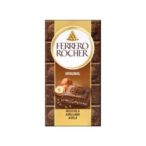 Ferrero Rocher Tablet 90gr Milk & Hazelnuts